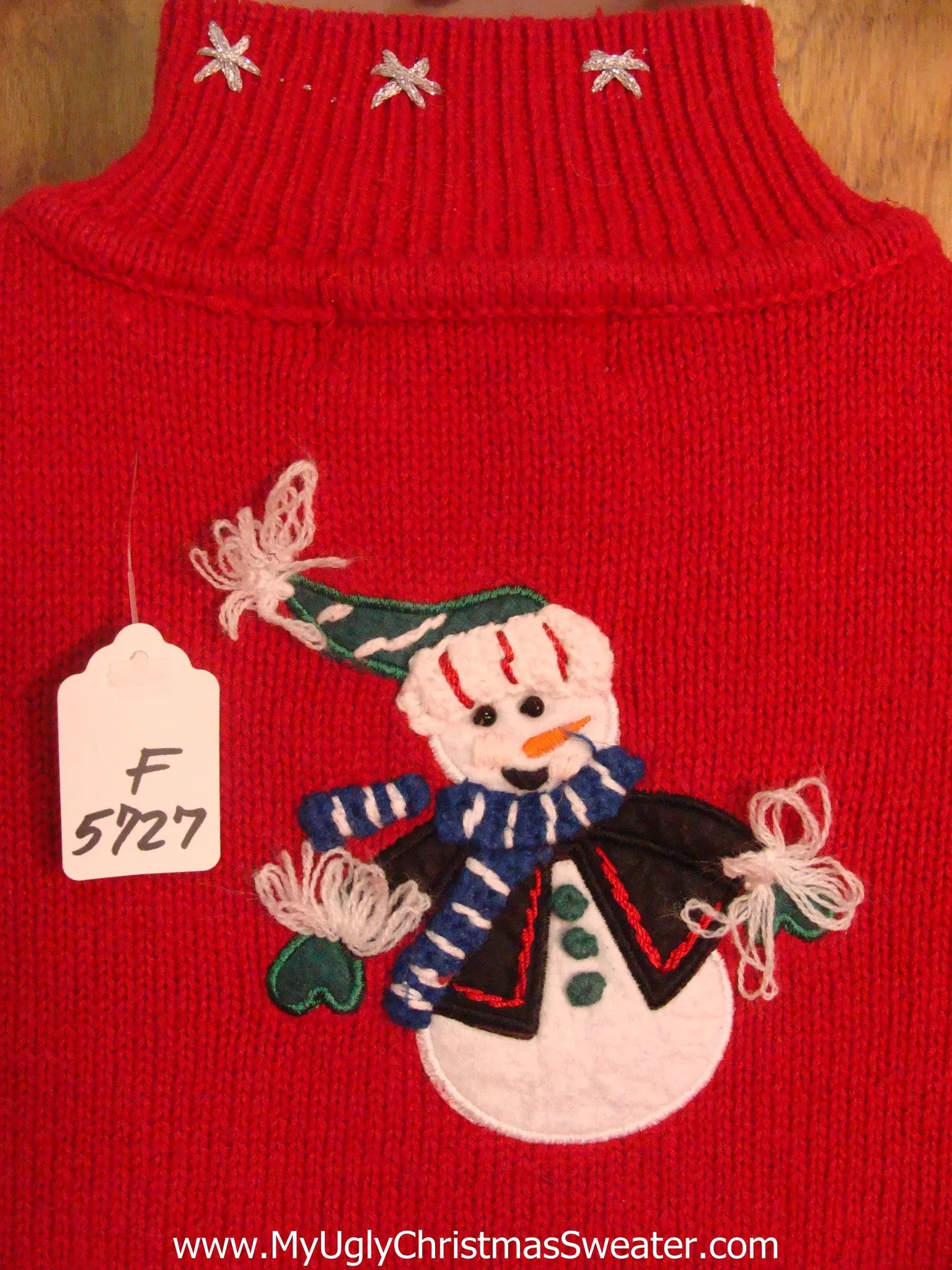 80s Happy Snowmen Ugly Christmas Jumper