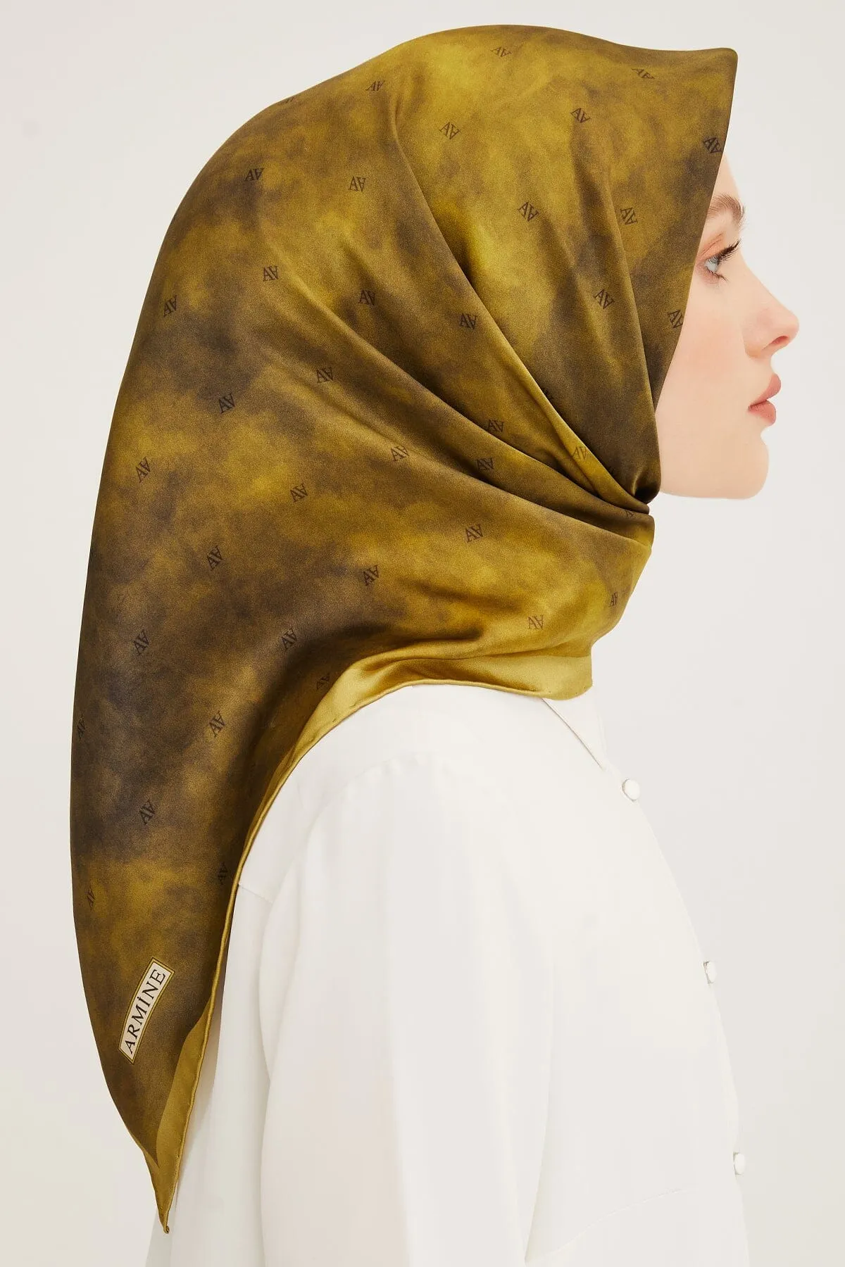 Armine Claudia Silk Twill Scarf #35