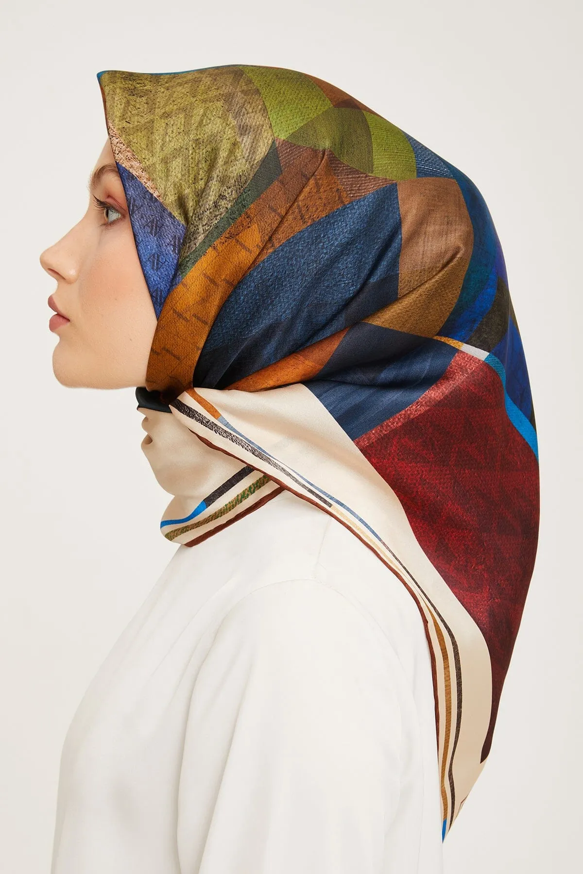Armine Darwin Modern Silk Scarf #34