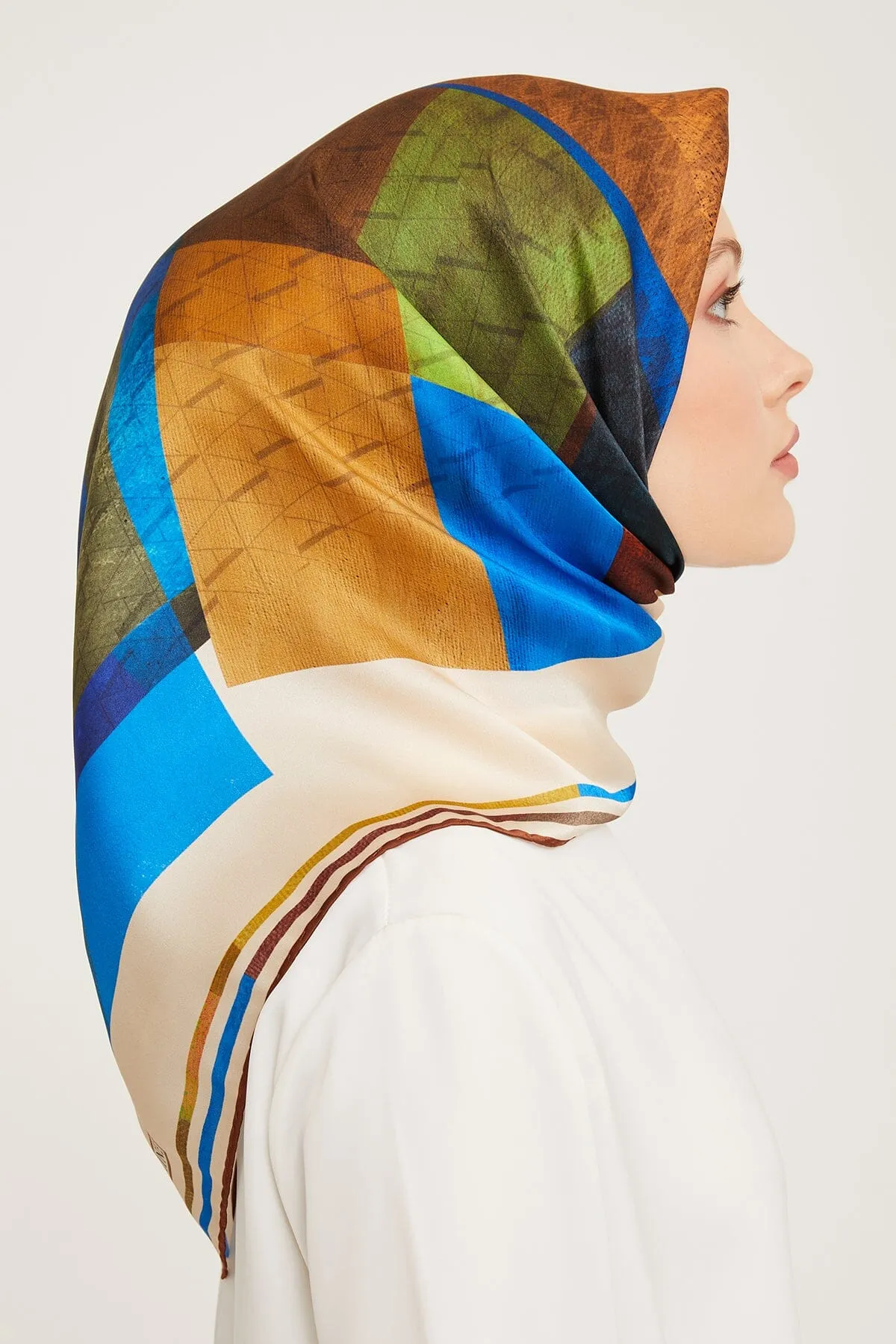 Armine Darwin Modern Silk Scarf #34