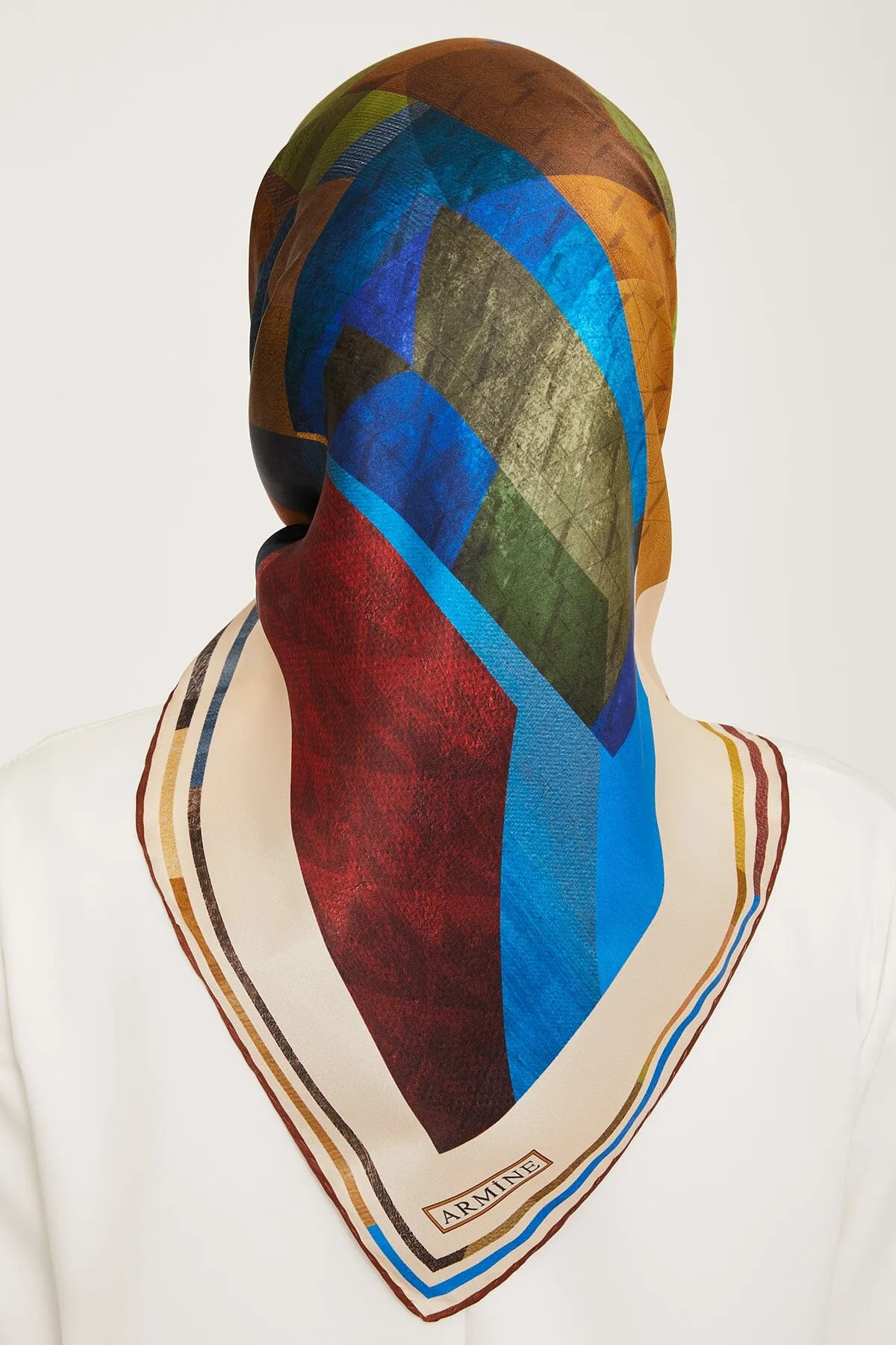 Armine Darwin Modern Silk Scarf #34