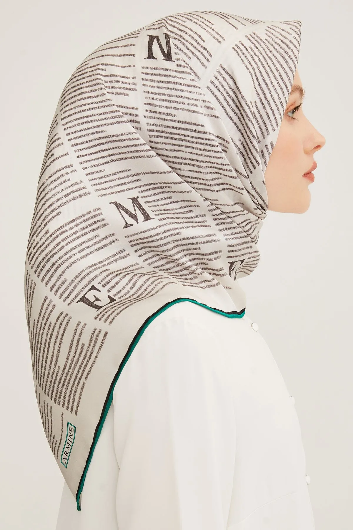 Armine Insta Silk Twill Scarf #7
