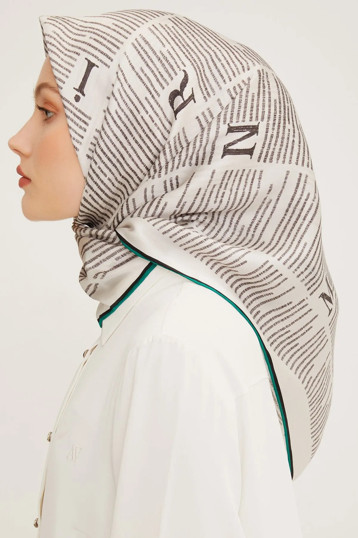 Armine Insta Silk Twill Scarf #7