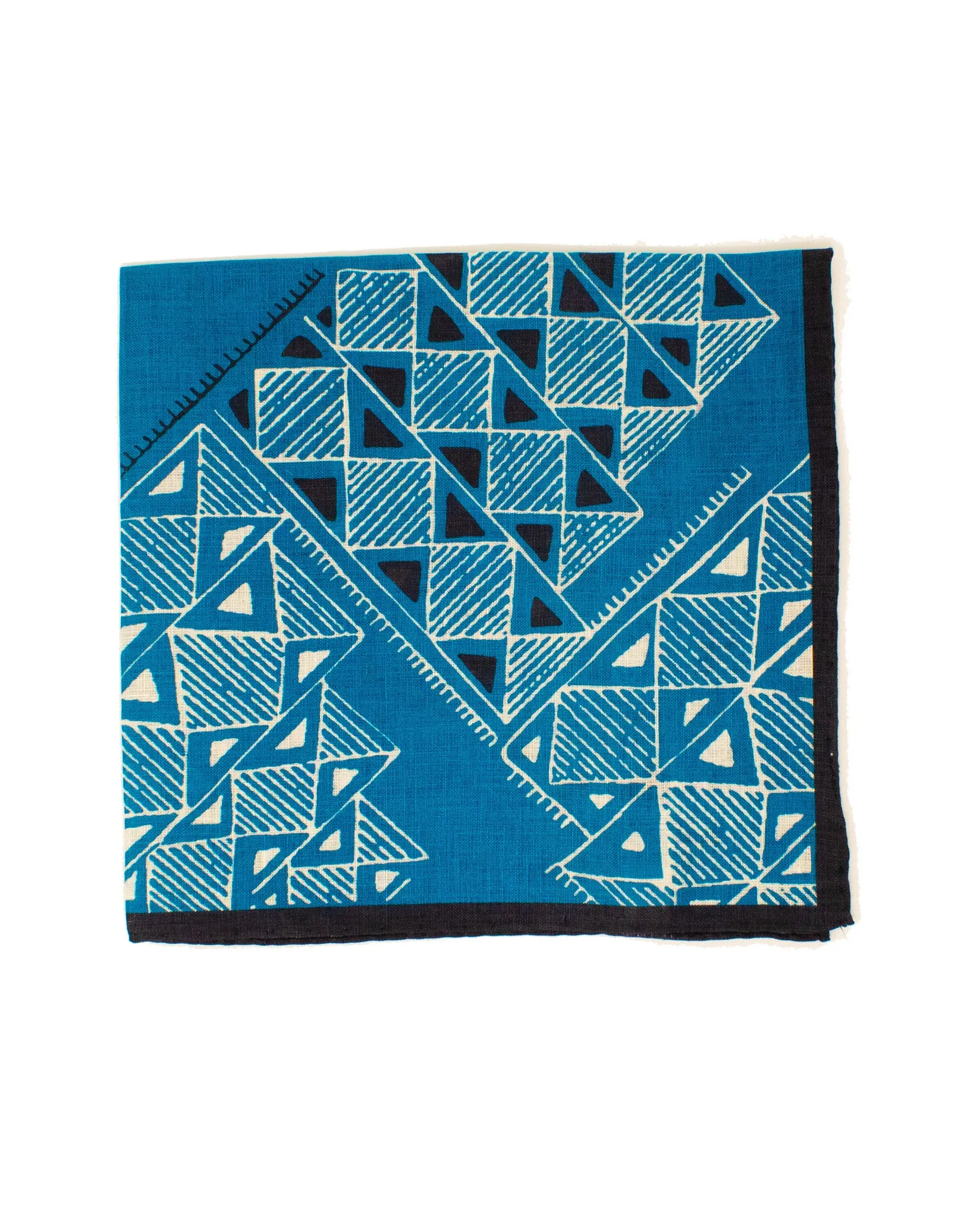 Bandana tile print - Blue