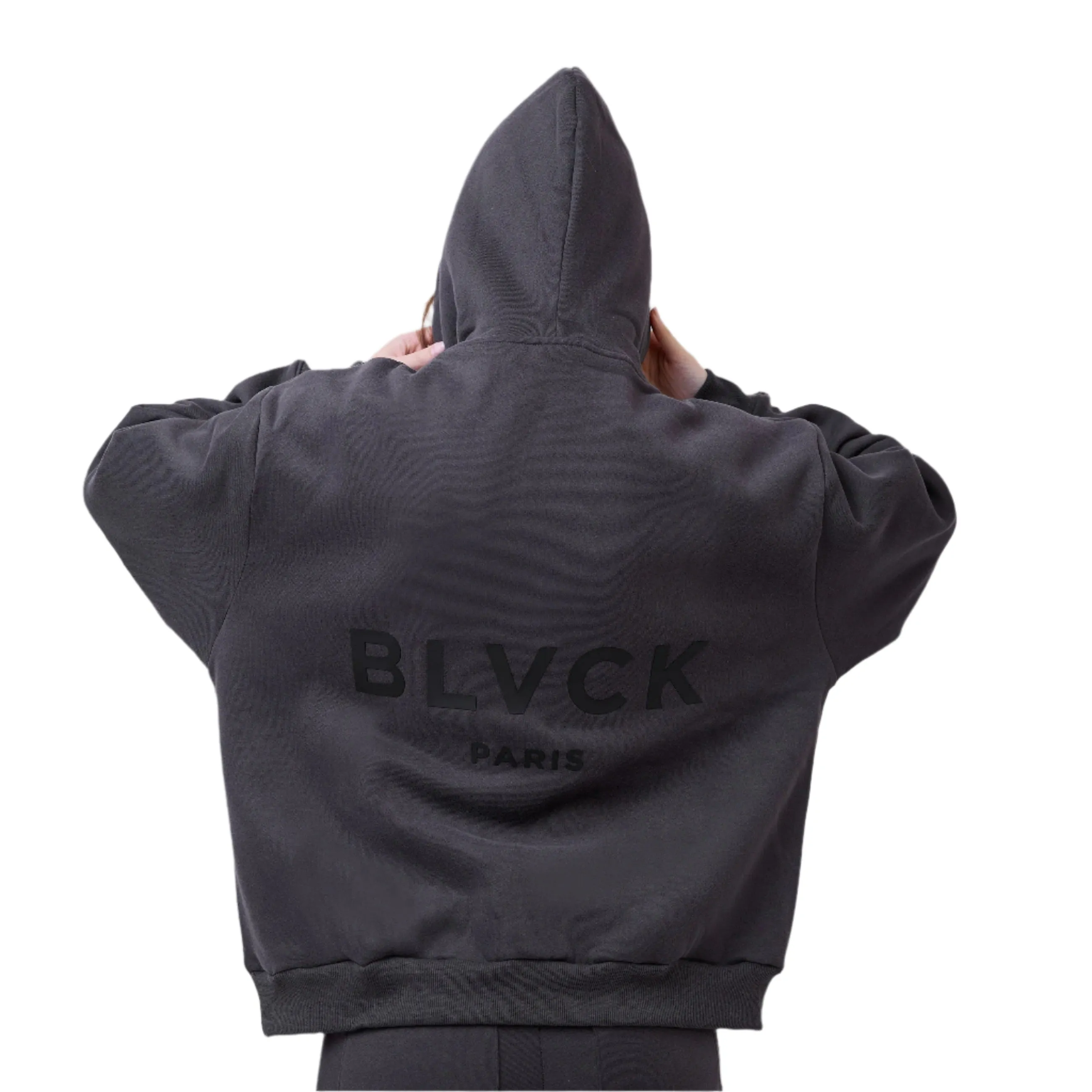 Blvck Paris - "Blvck Hoodie" - Charcoal Dark Grey - Unisex