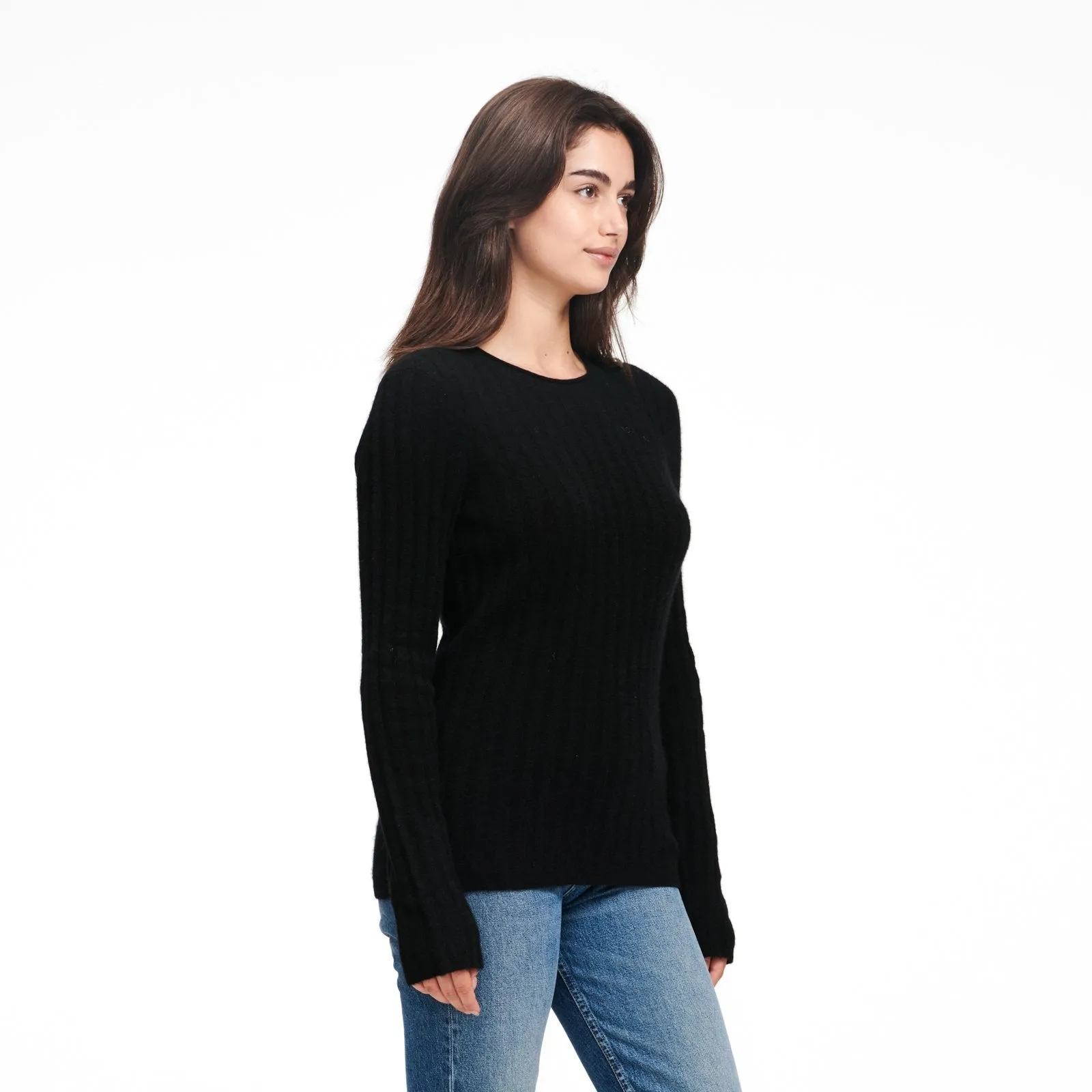 Cashmere Ribbed Sweater