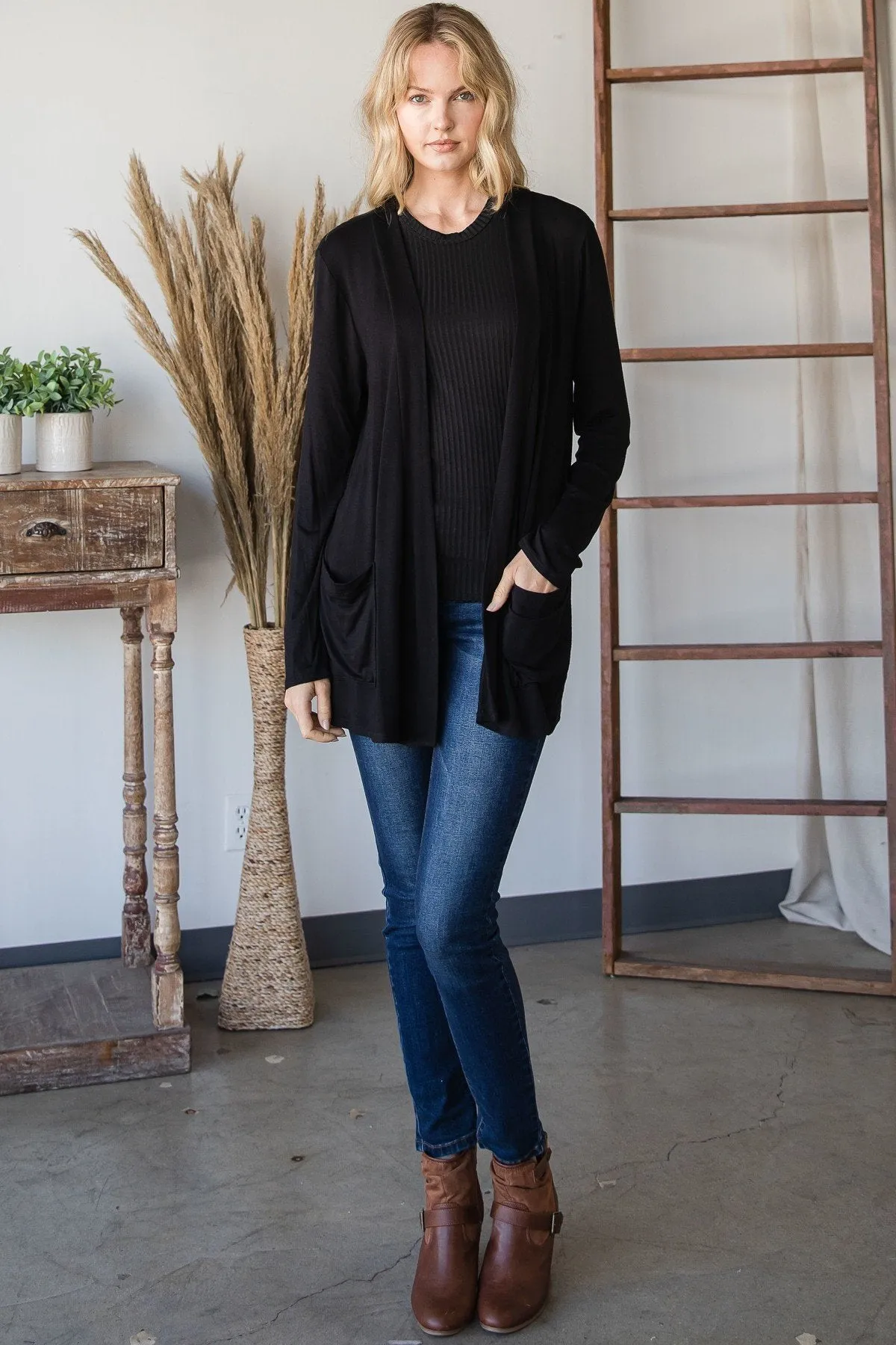 Casual Cardigan with Pockets