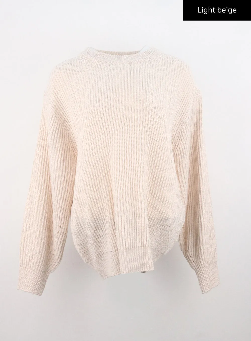 Comfy Loose Fit Knit Sweater IS311