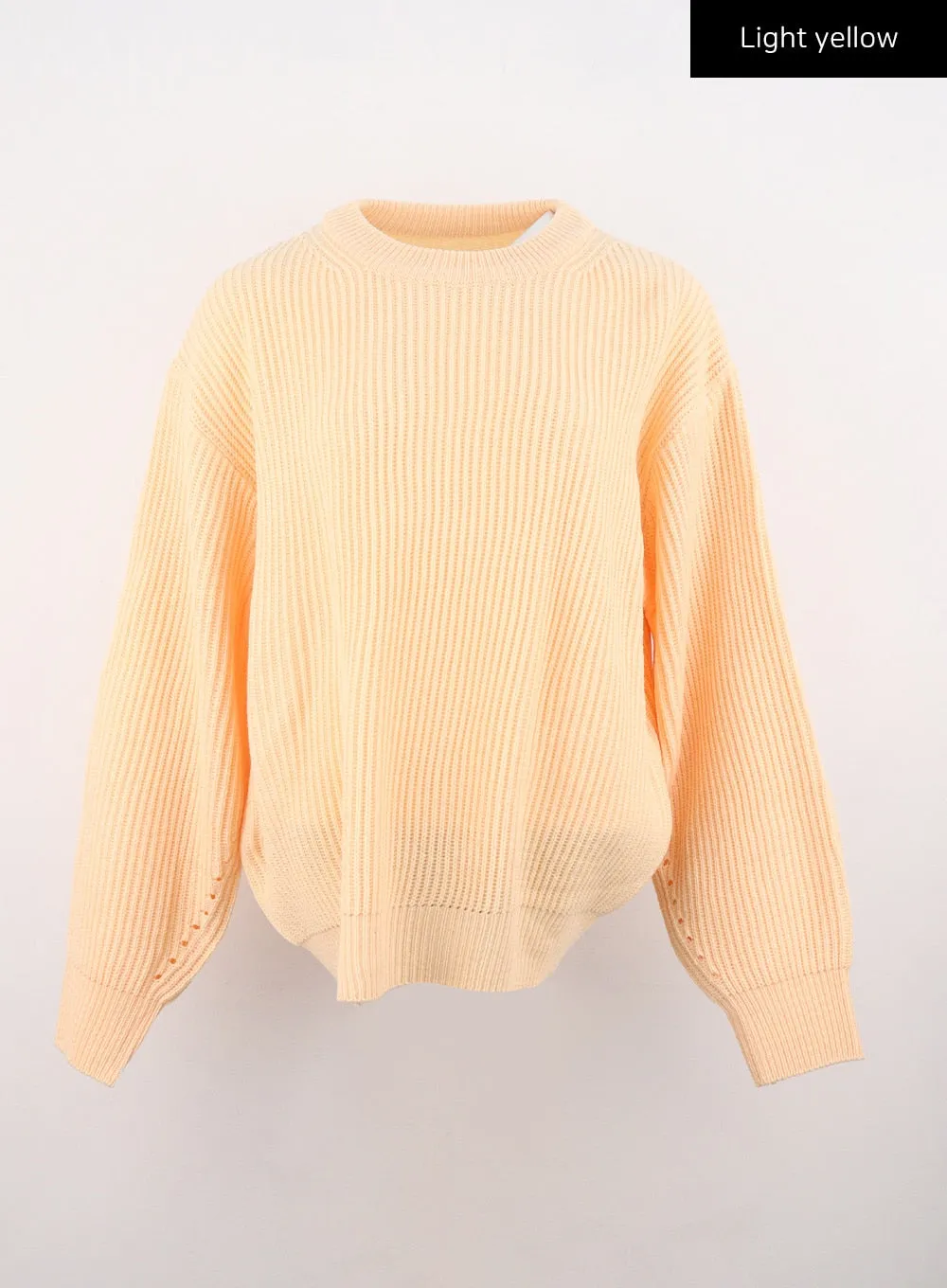 Comfy Loose Fit Knit Sweater IS311