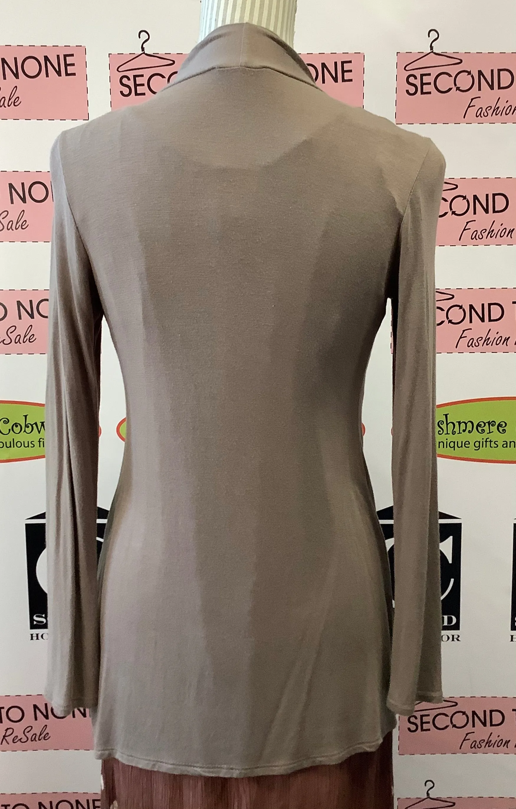 Comfy Taupe Cardigan (S)