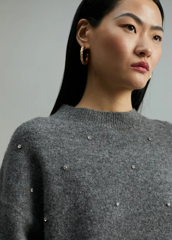 Crew neck Sweater - grey