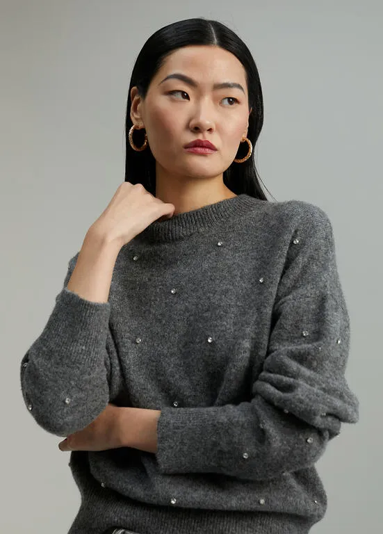Crew neck Sweater - grey