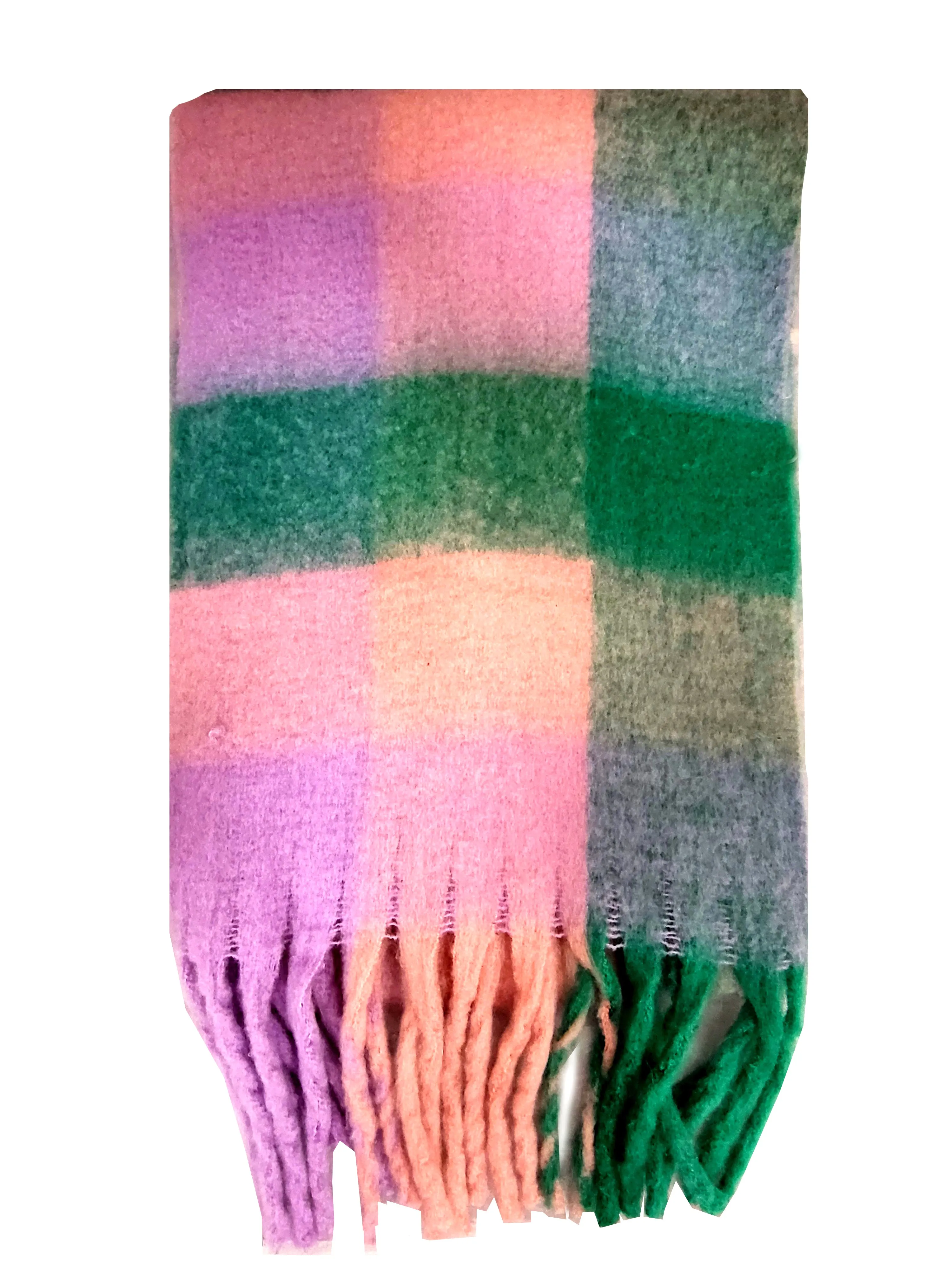 CURVE - RMD220320 Thick Check Winter Scarf