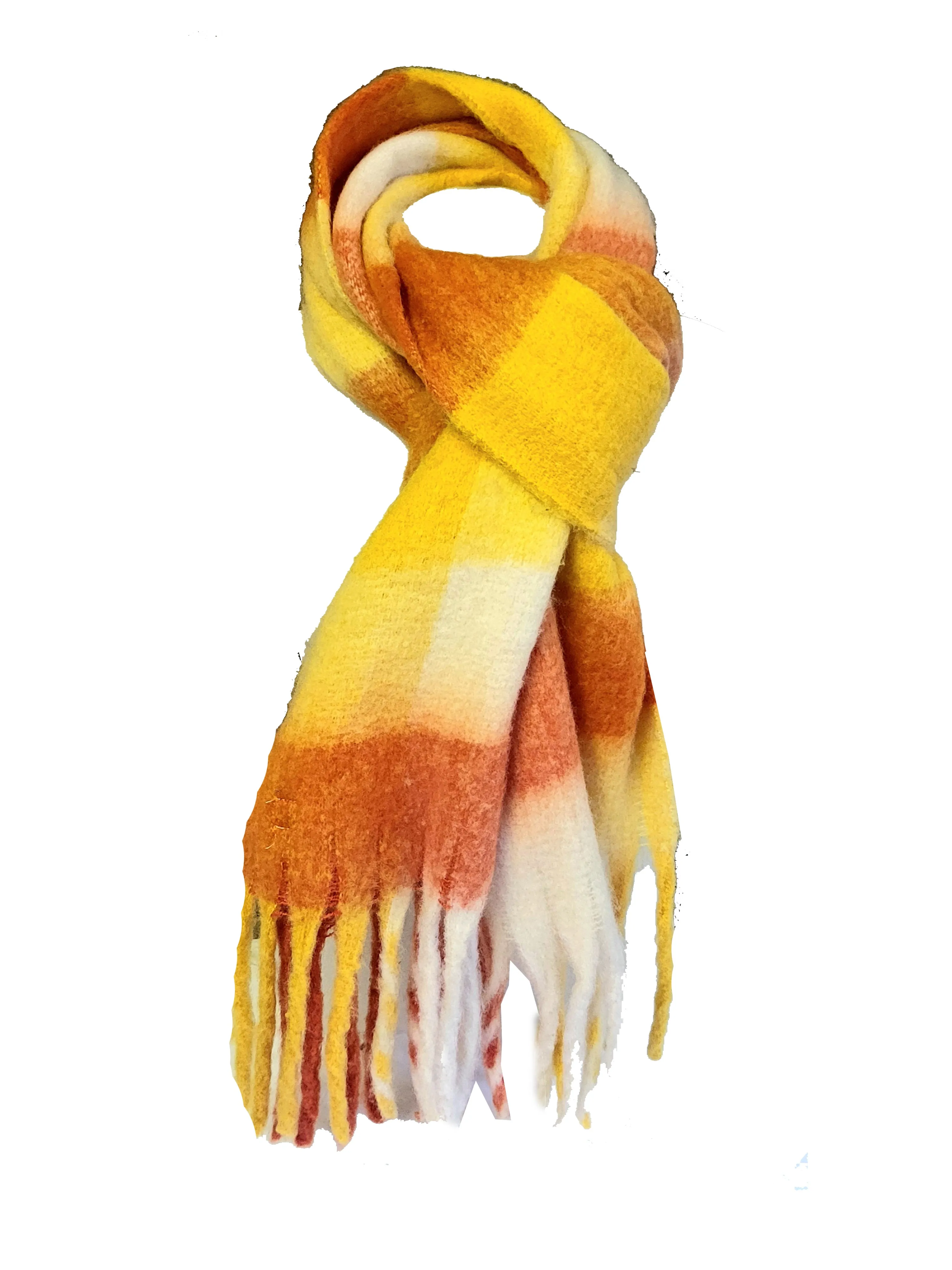 CURVE - RMD220320 Thick Check Winter Scarf