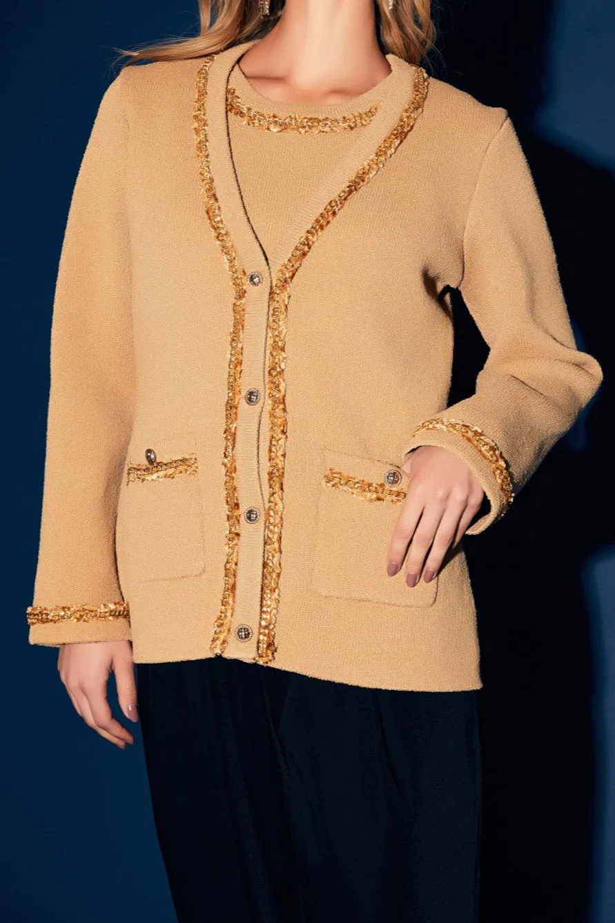 Endless Rose - Chain Trim Cardigan