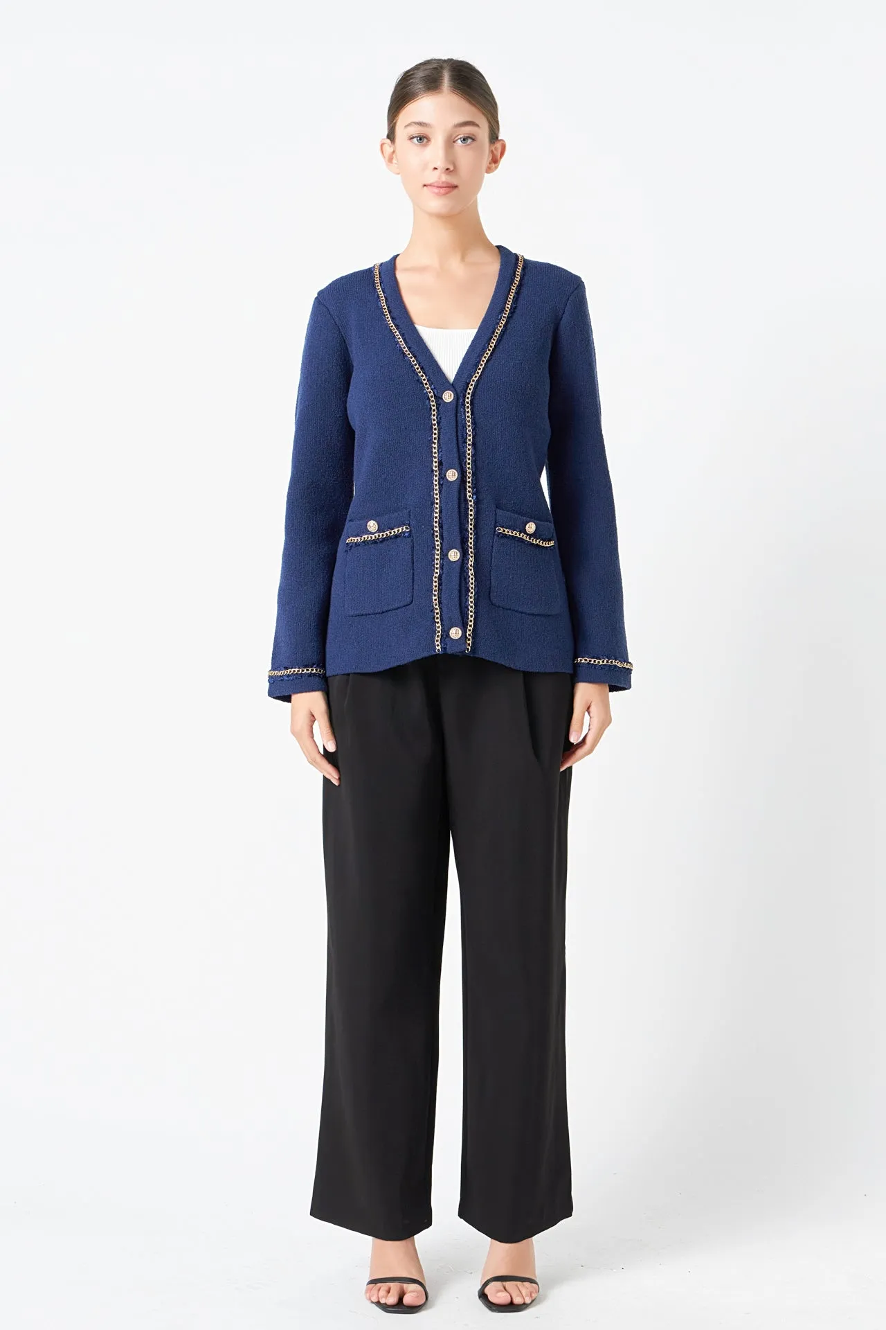 Endless Rose - Chain Trim Cardigan