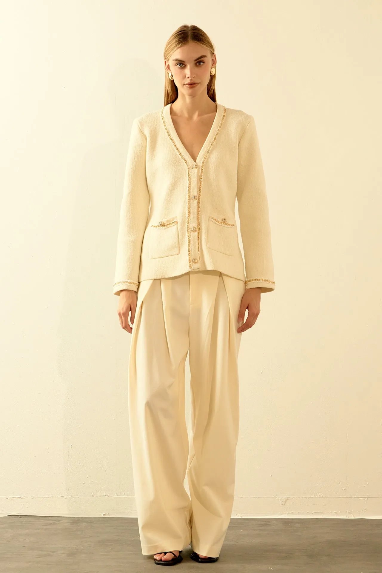 Endless Rose - Chain Trim Cardigan