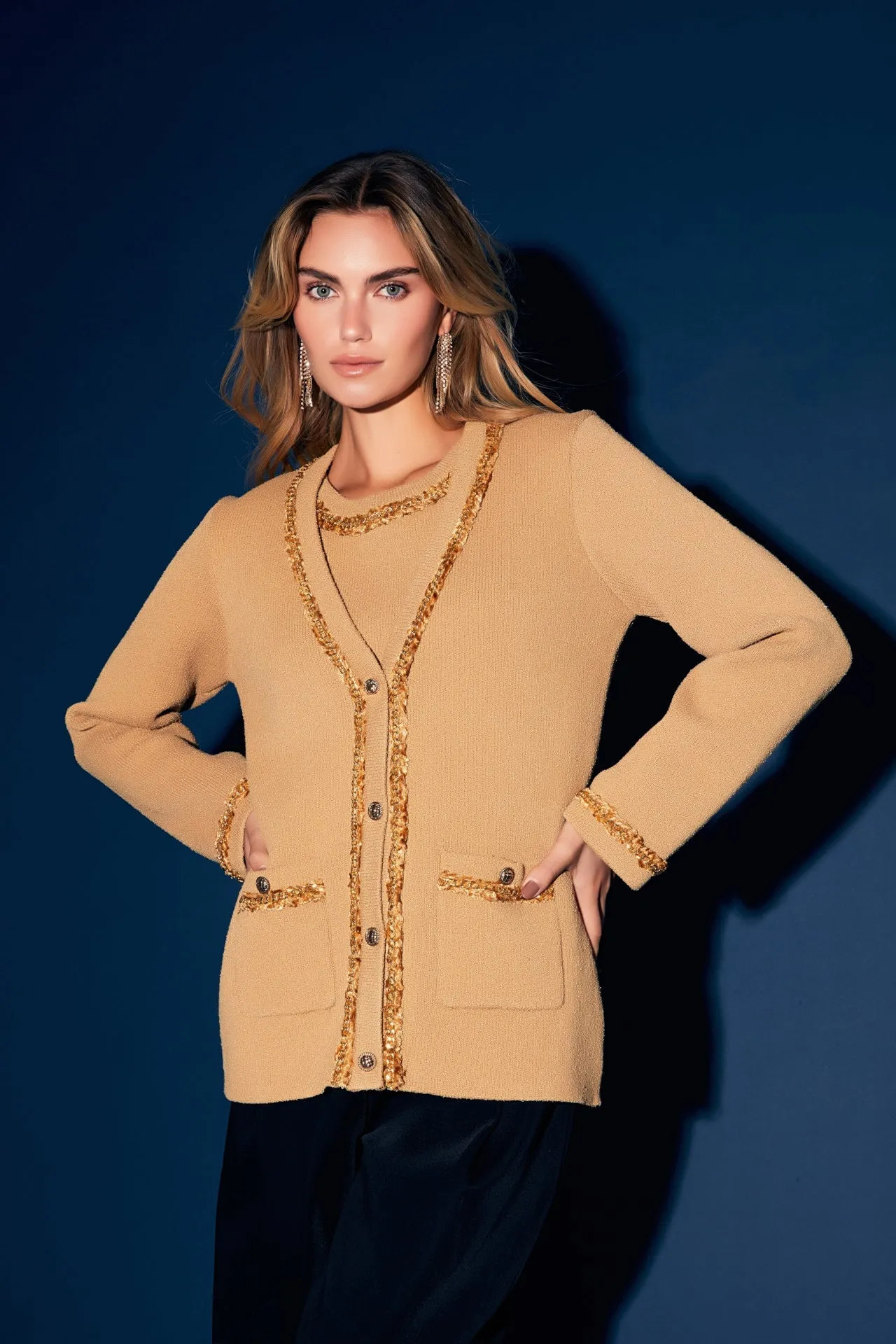 Endless Rose - Chain Trim Cardigan
