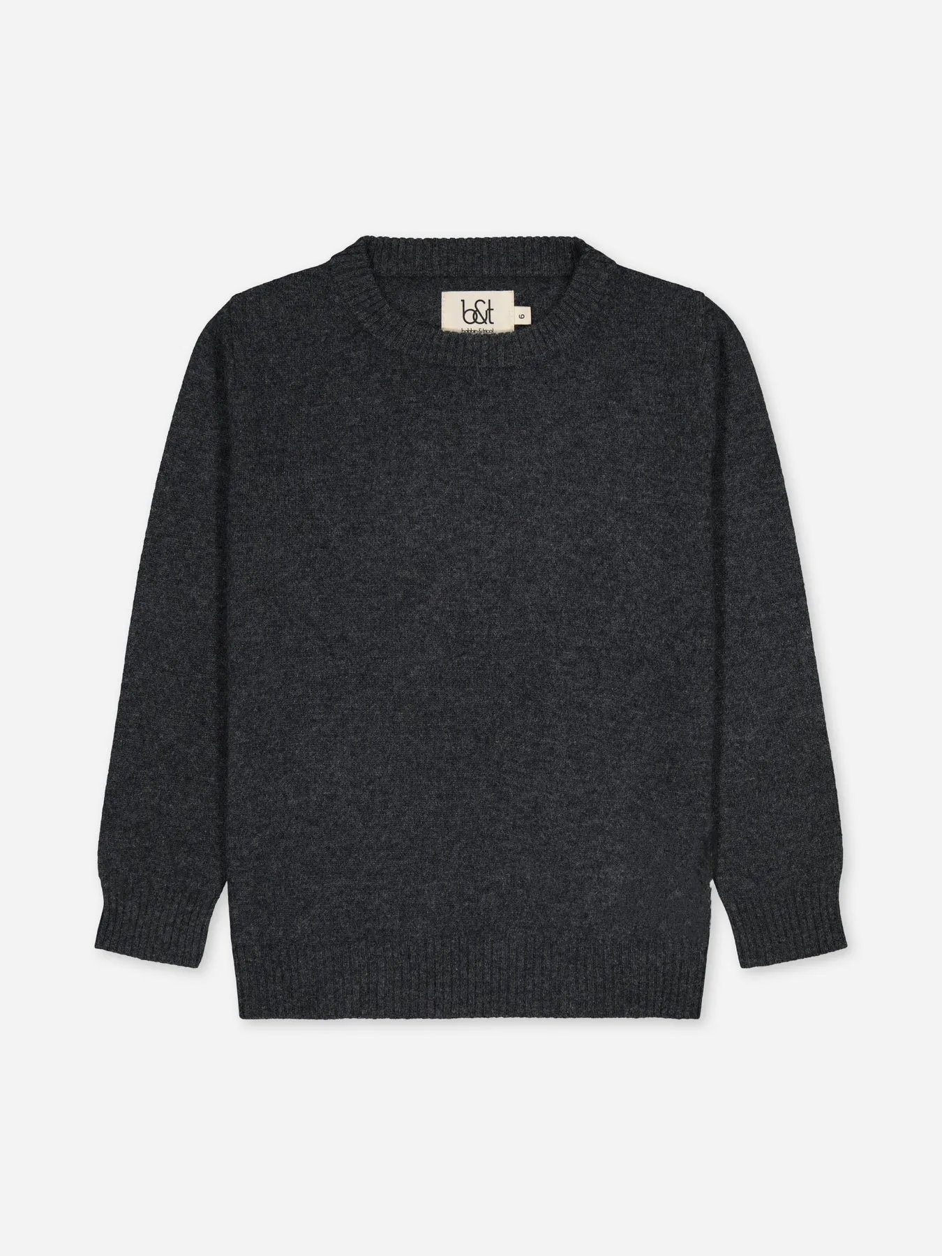 Kids' Cashmere Sweater Anthracite