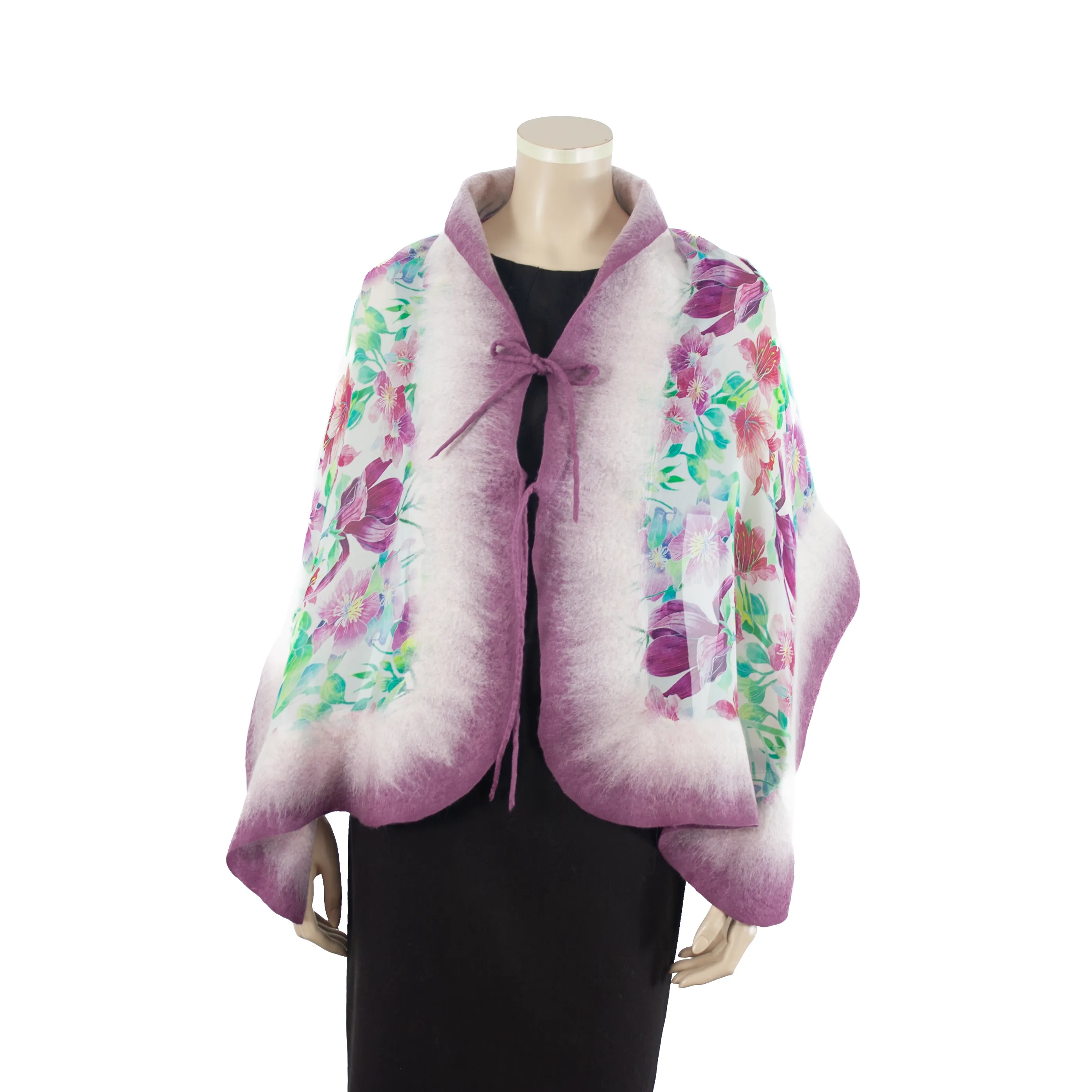 Linked orchid scarf #148-9