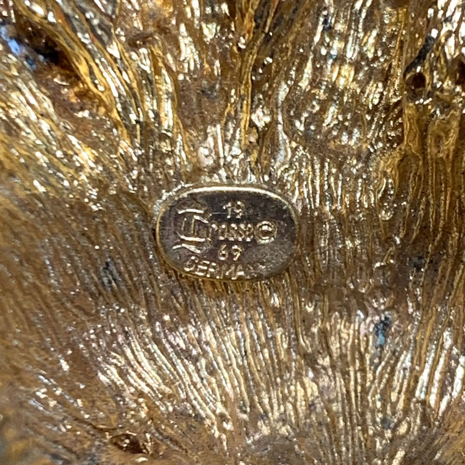 Lion Brooch by Grosse 1969