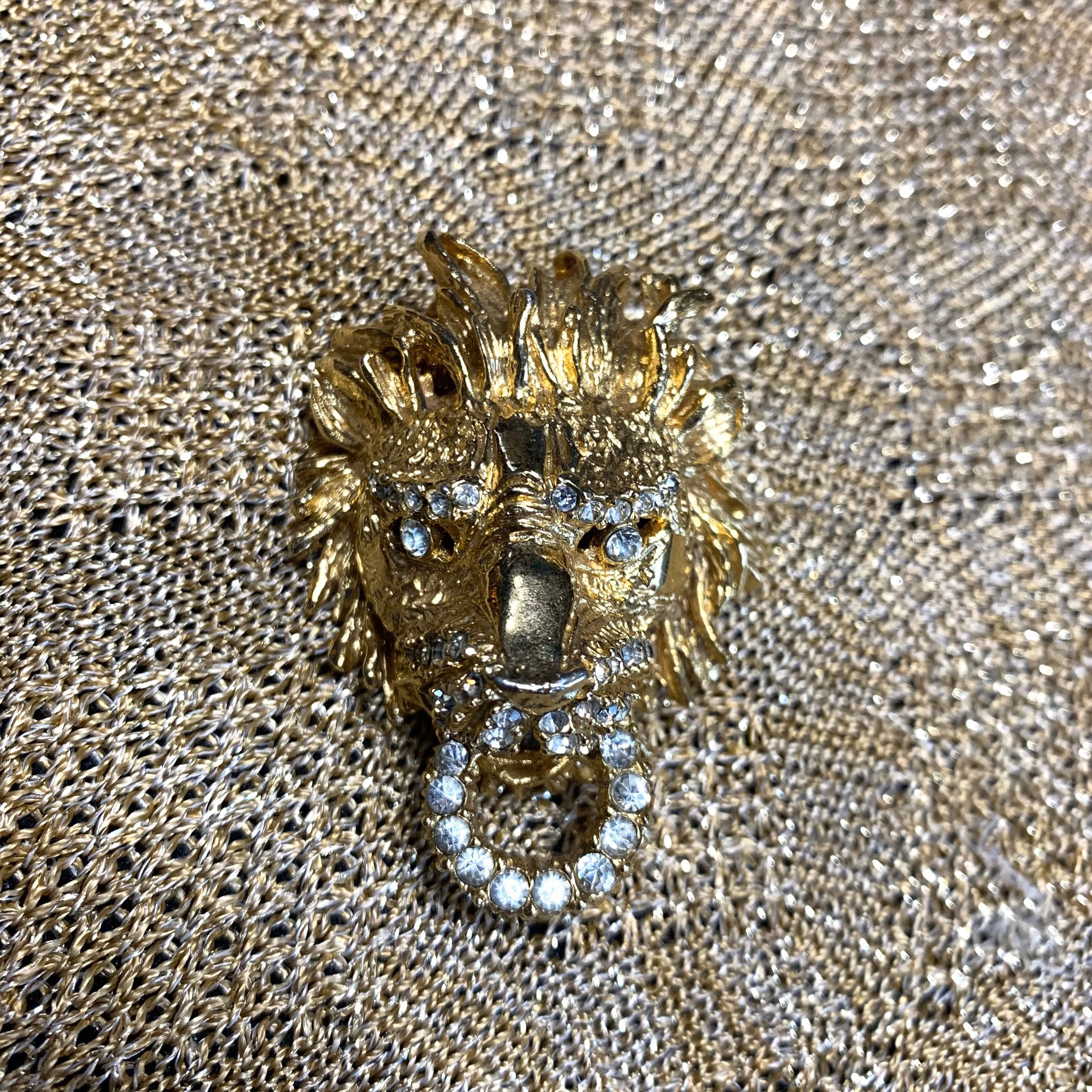 Lion Brooch by Grosse 1969