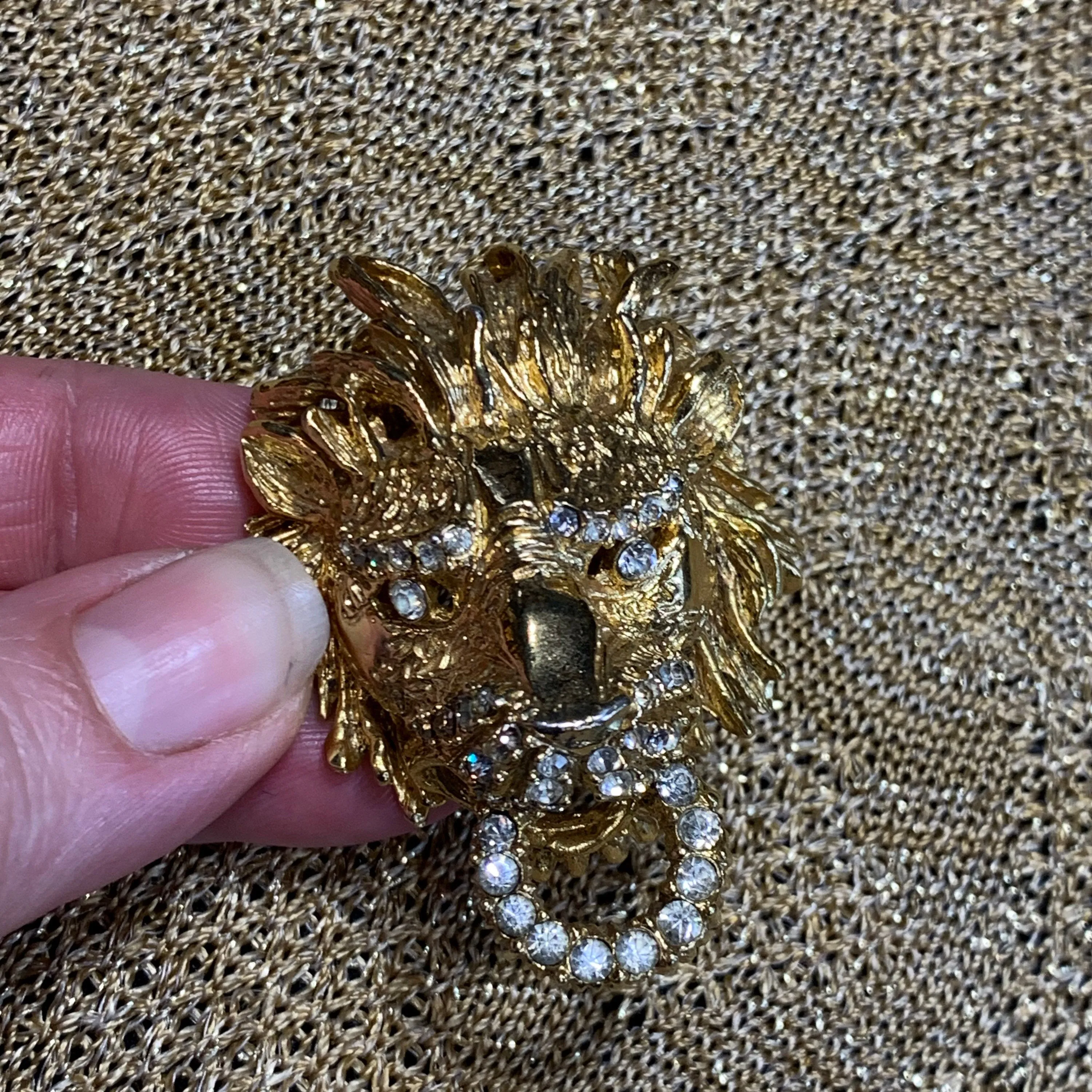 Lion Brooch by Grosse 1969