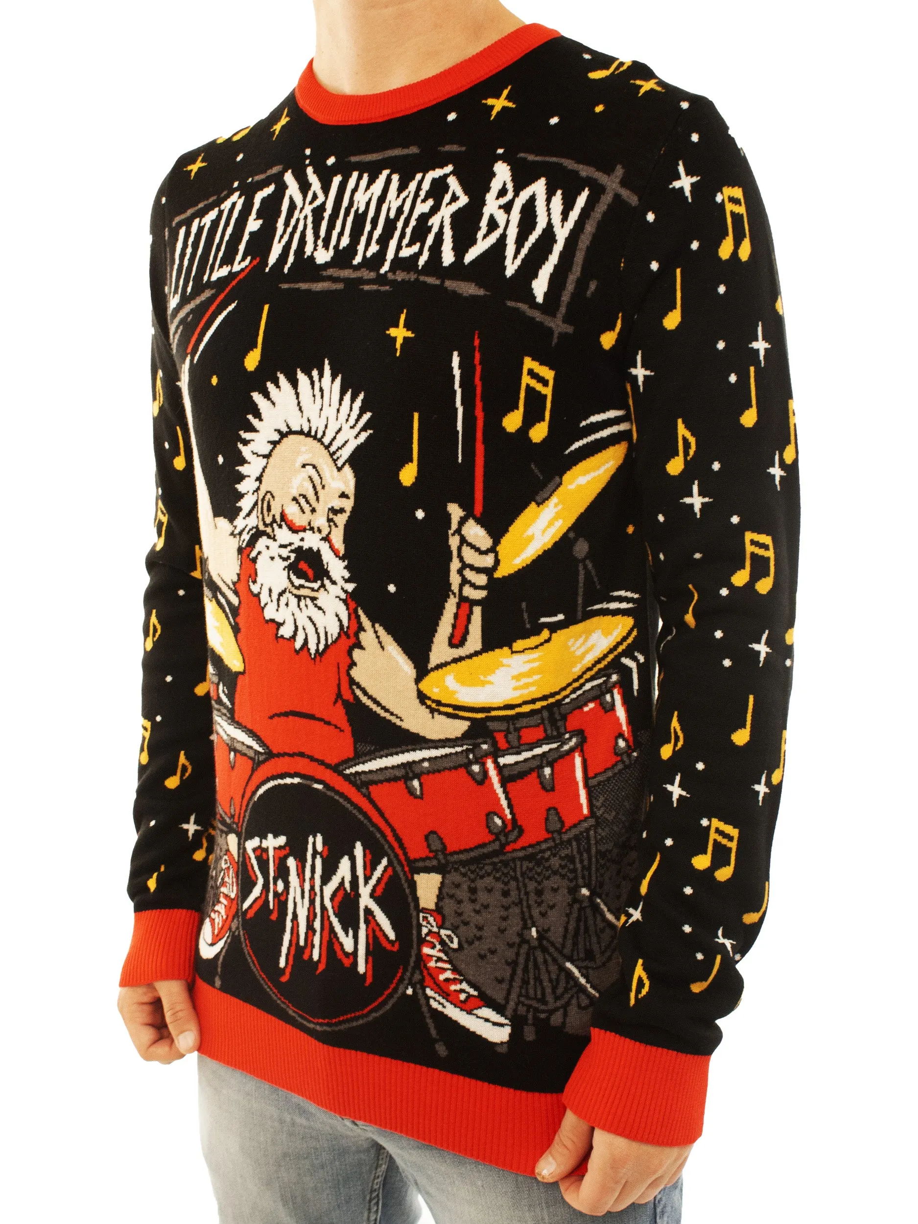 Little Drummer Boy | Ugly Christmas Sweater For Men & Women | Unisex Sizing