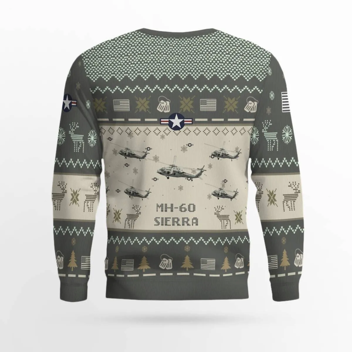MH-60S Sierra MH60S_Aircraft Ugly Sweater, Ugly Sweater Christmas Shirt for Men Dad Veteran