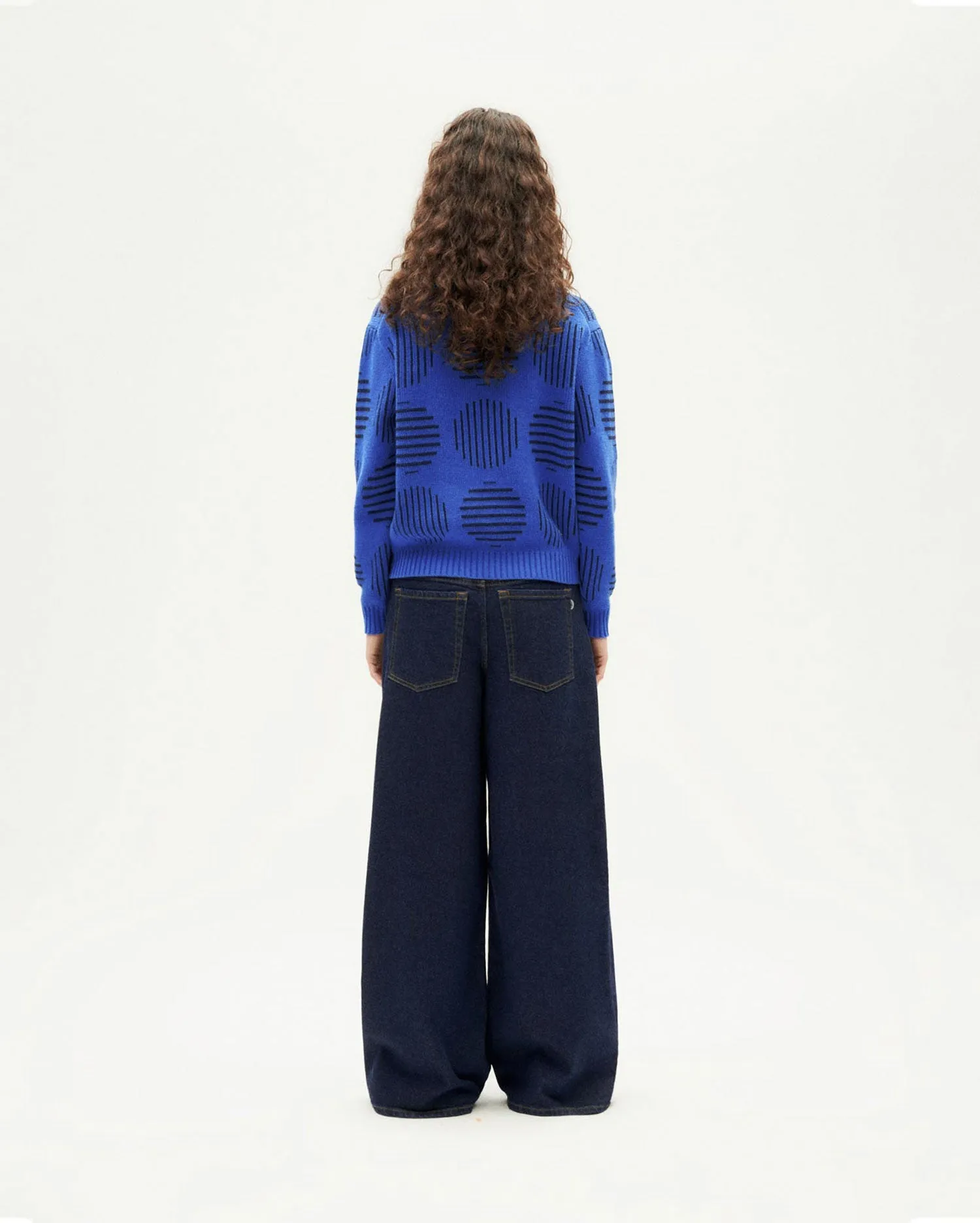 Miranda Merino Wool Japan Sweater Blue