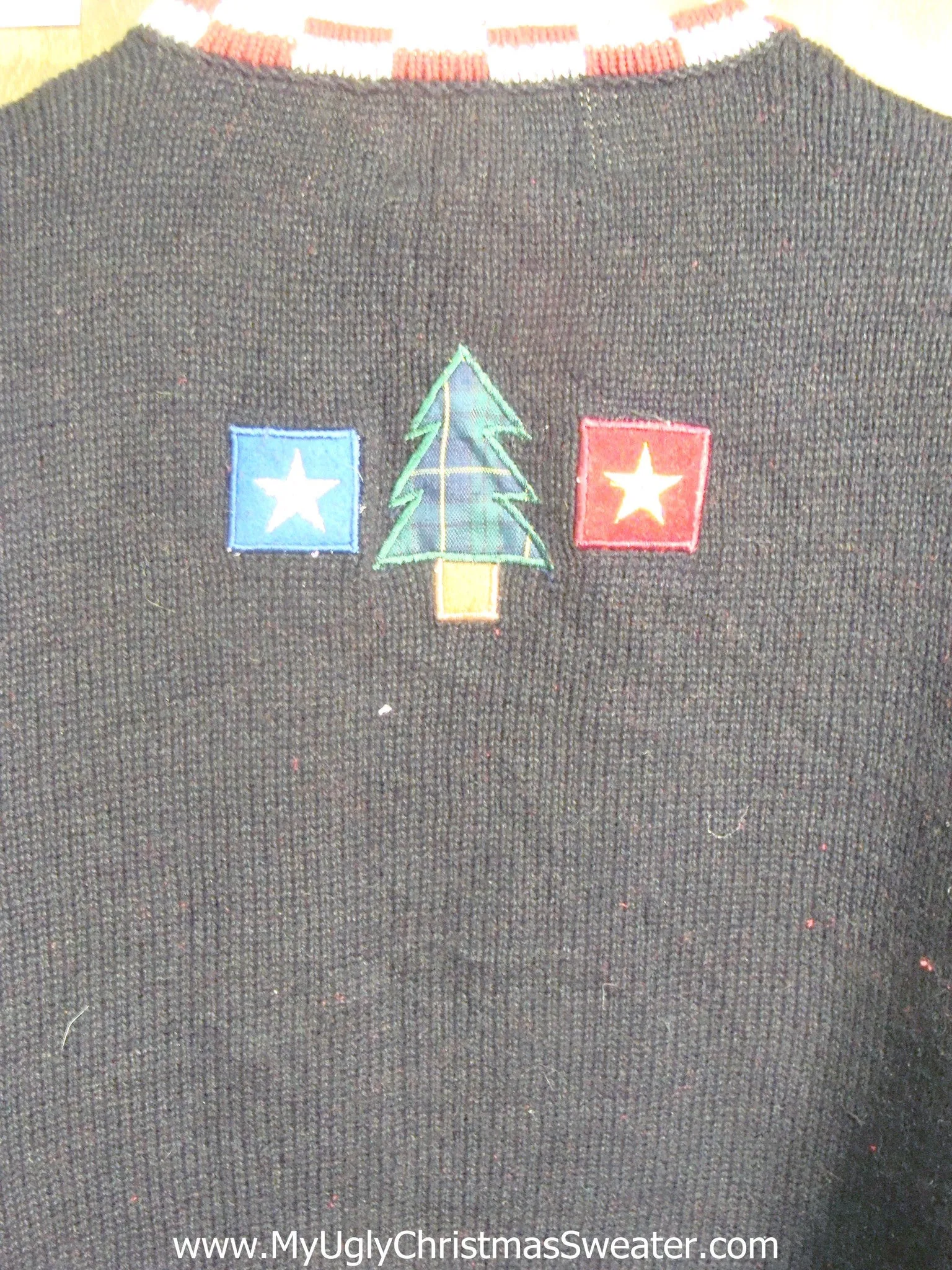 Patriotic Christmas Funny Ugly Sweater Vest for a Christmas Party