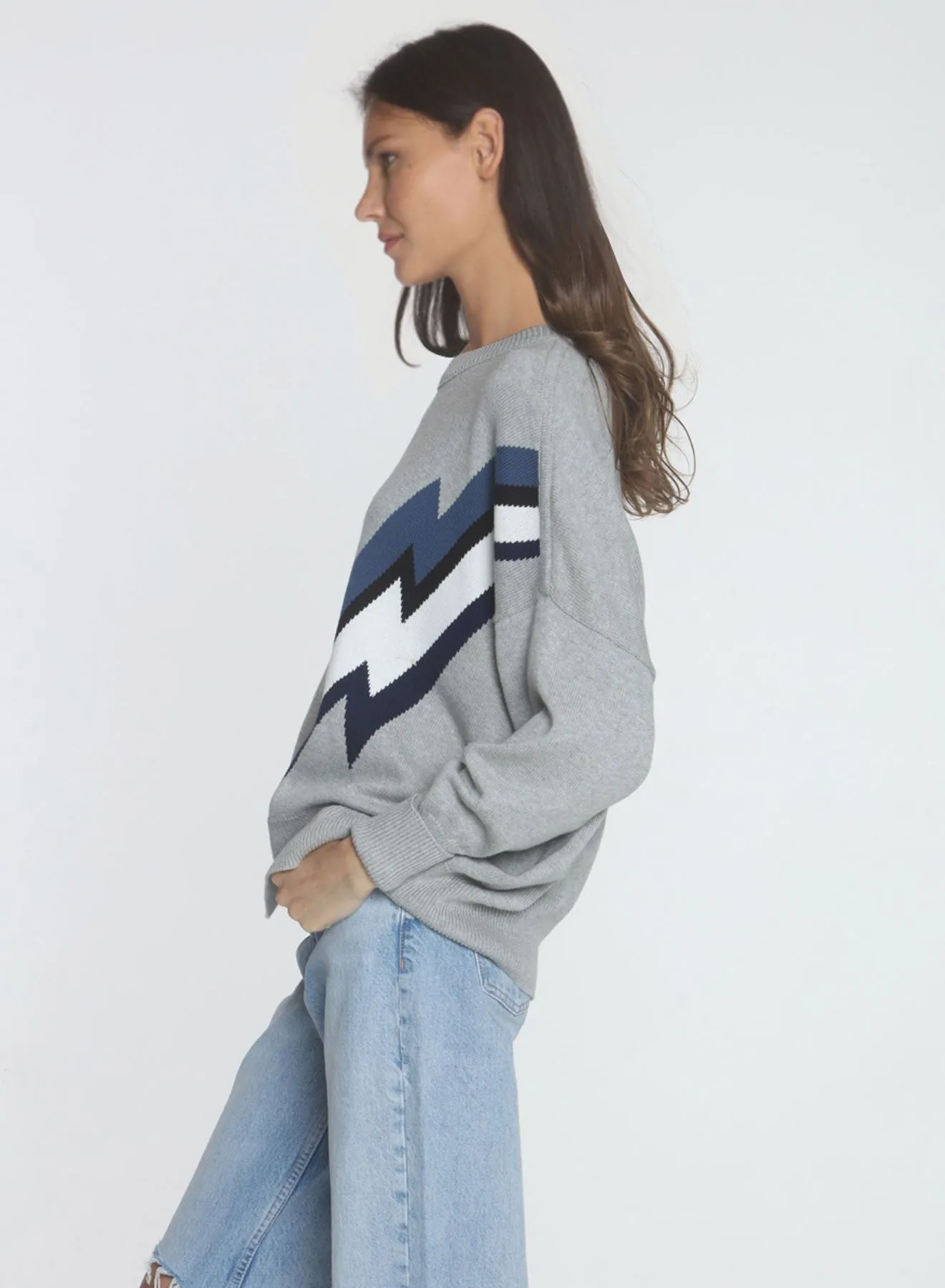 Retro Sweatshirt - Fog Bolt