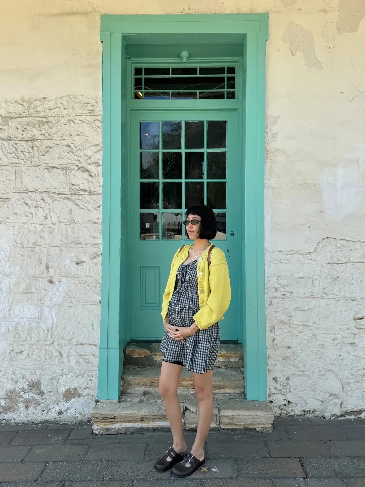Shipley Cotton Cardigan - Lemon