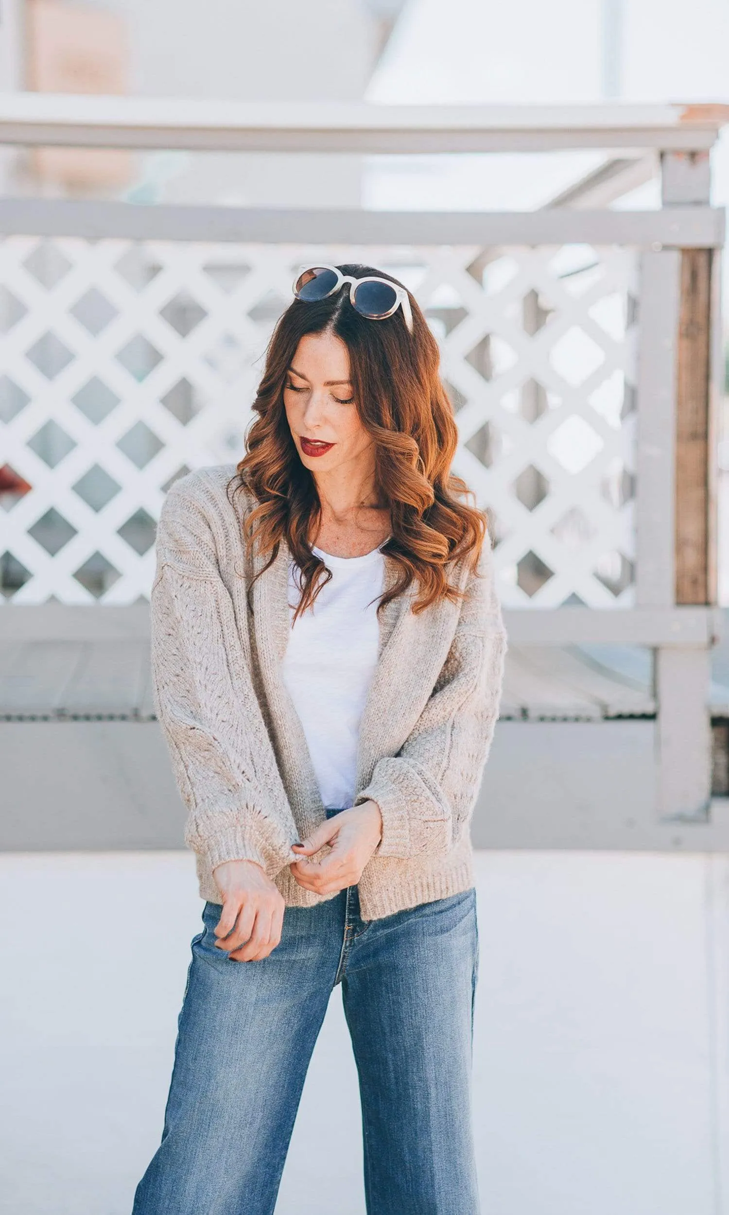 Velvet by Graham & Spencer Beverlee Alpaca Open Cardigan Sweater