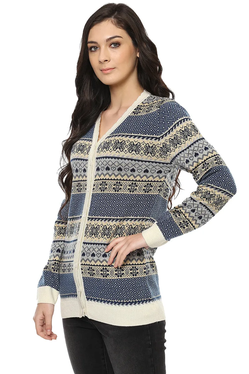 Winter Bliss Casual Buttoned Cardigan