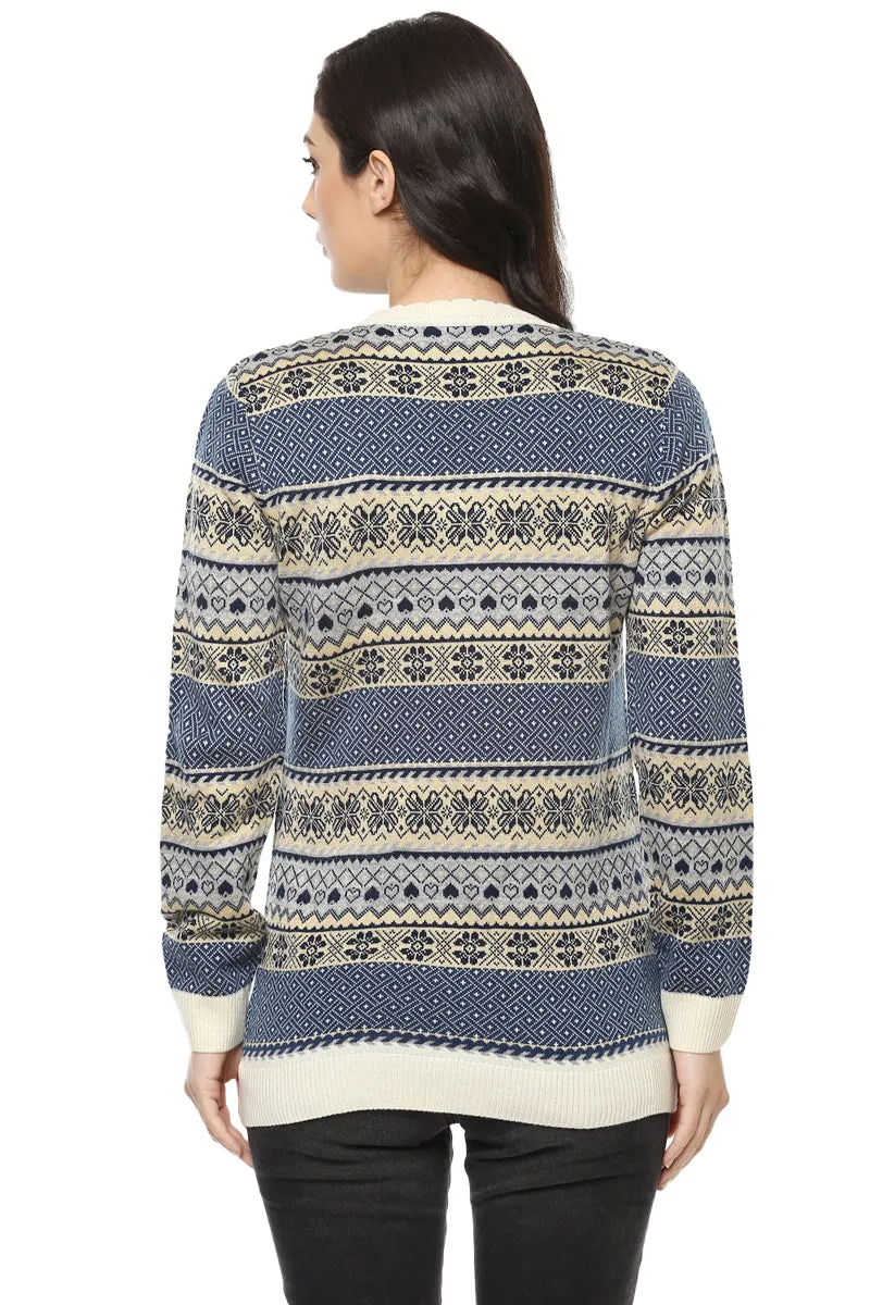 Winter Bliss Casual Buttoned Cardigan