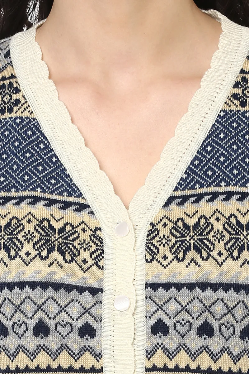 Winter Bliss Casual Buttoned Cardigan