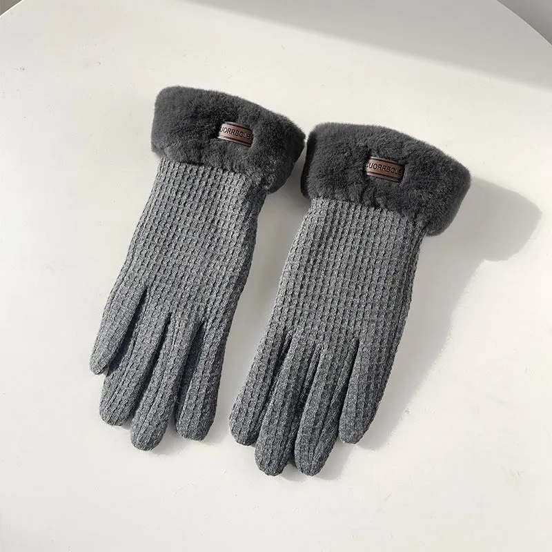 Women's Thick Warm Touch Screen Gloves