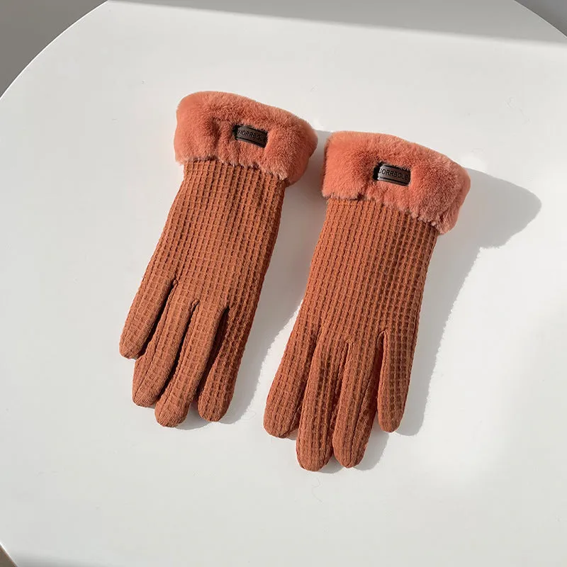 Women's Thick Warm Touch Screen Gloves