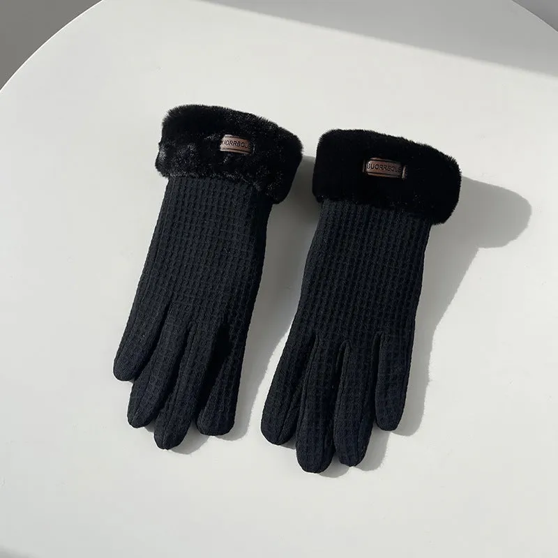 Women's Thick Warm Touch Screen Gloves