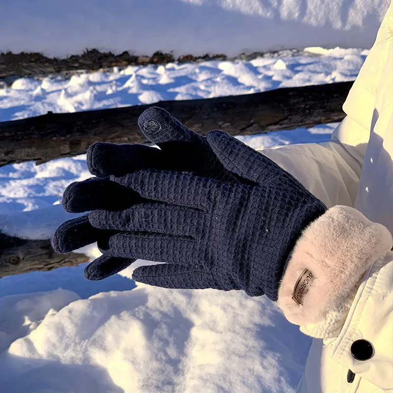 Women's Thick Warm Touch Screen Gloves